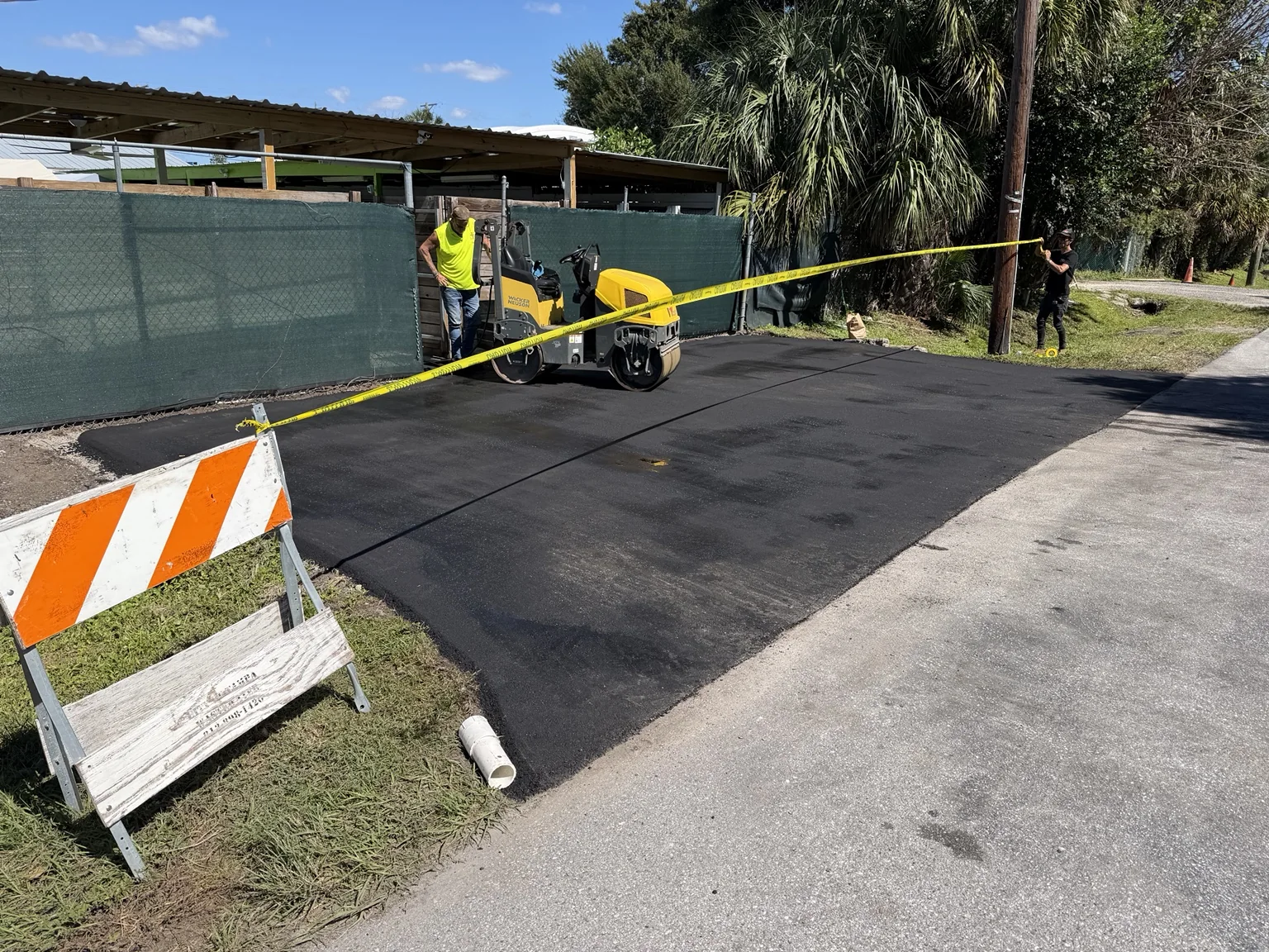 Asphalt Paving in Progress